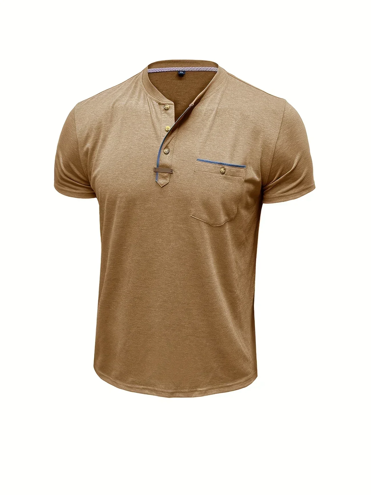 Slade | Classic Round Neck Pocket Shirt - Image 10