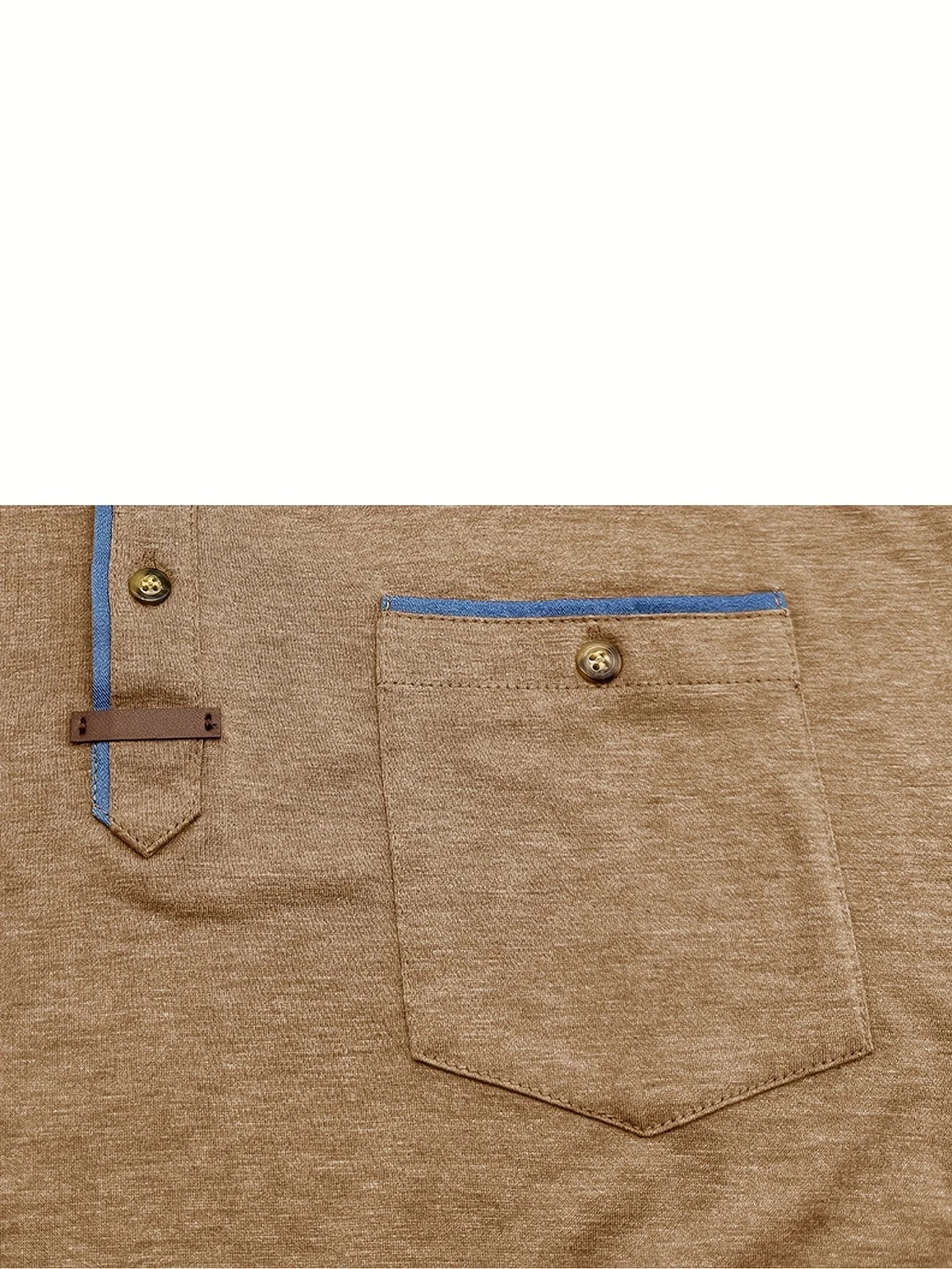 Slade | Classic Round Neck Pocket Shirt - Image 13