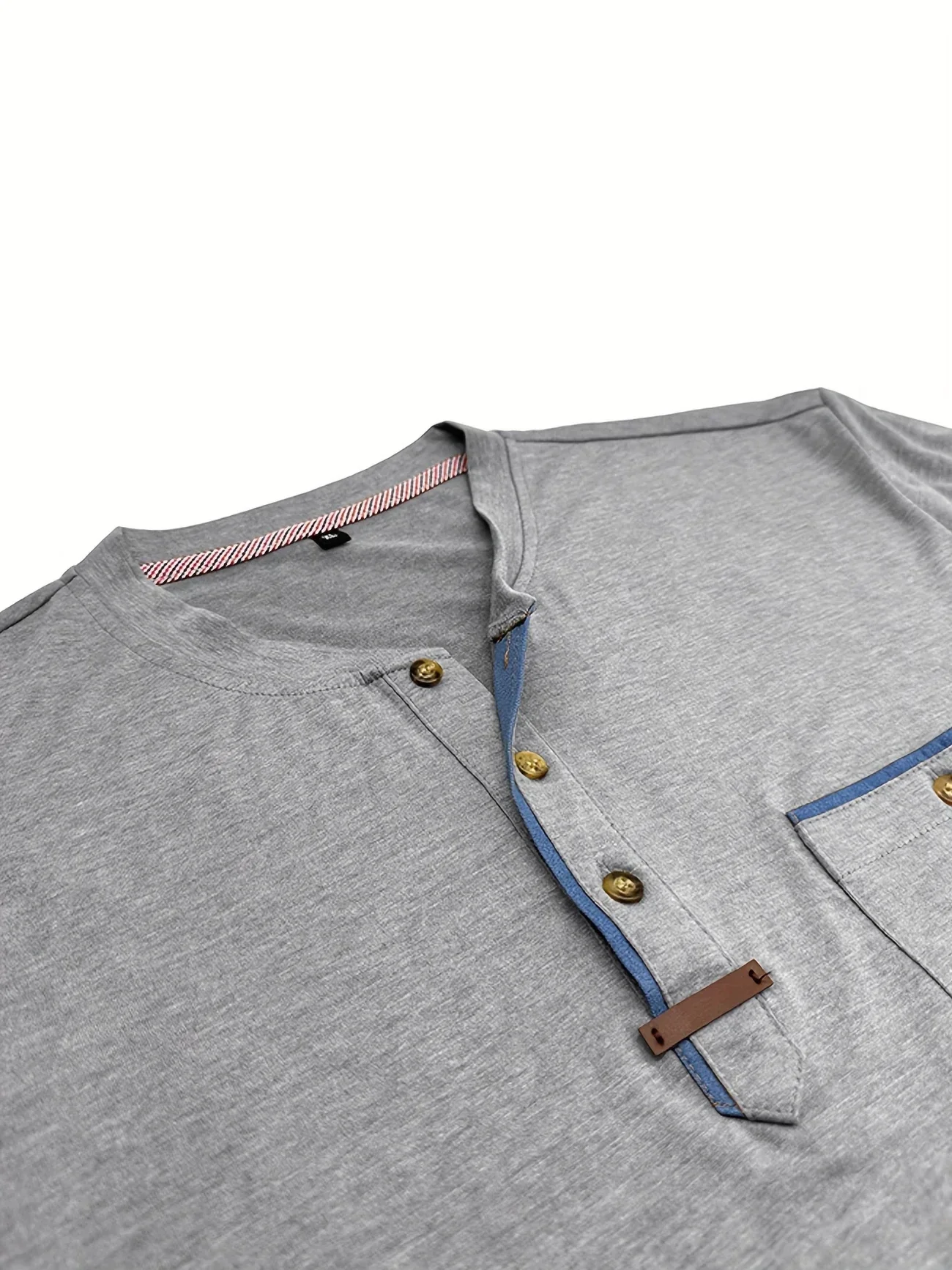 Slade | Classic Round Neck Pocket Shirt - Image 21