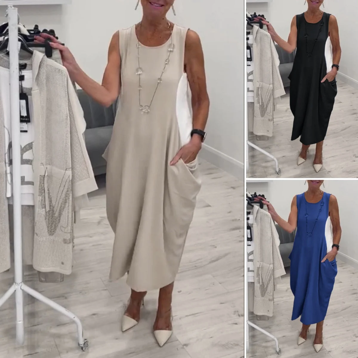 Stella | Simple Chic Pocket Dress - Image 9
