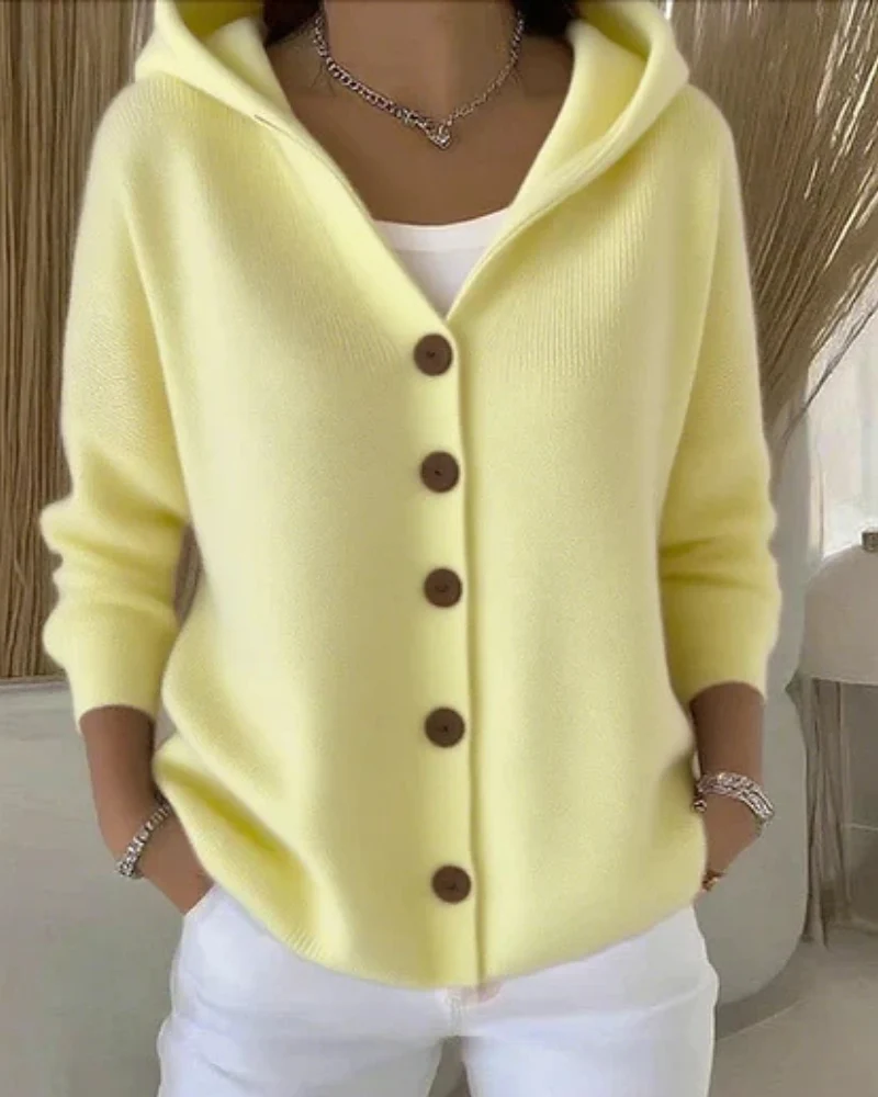 Tarrah | Chic Cozy Hooded Cardigan - Image 3