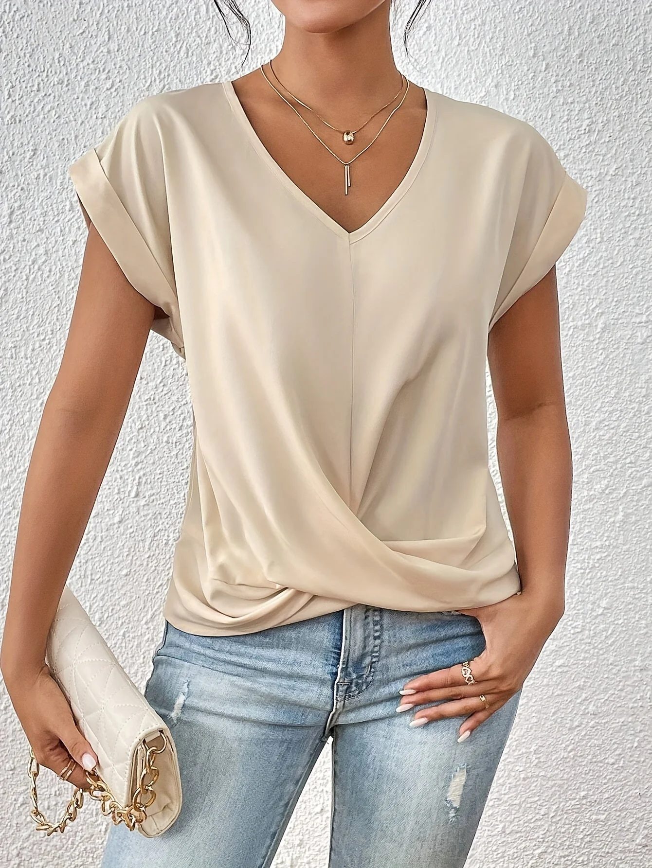 Tionna | Cozy V-Neck Shirt - Image 6