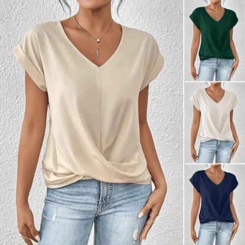 Tionna | Cozy V-Neck Shirt - Image 8