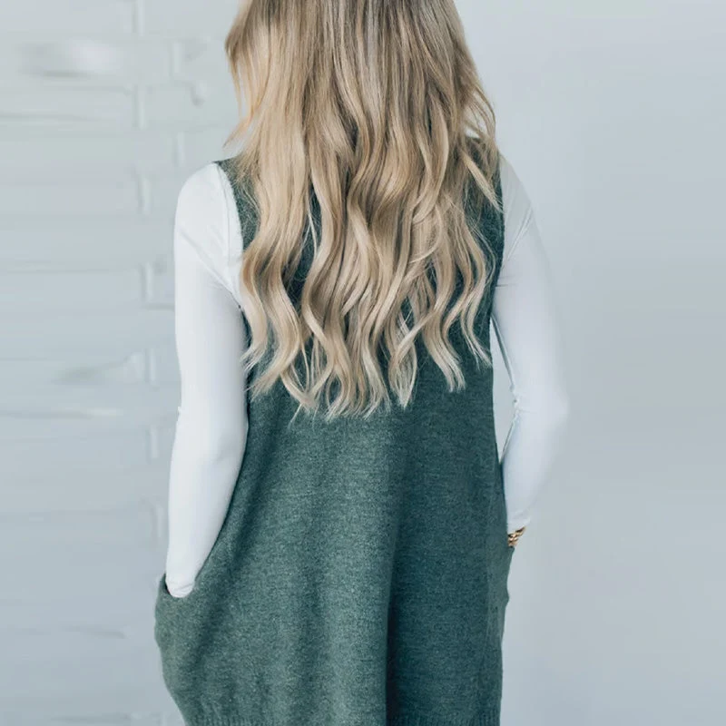 Venus | Cozy Pocket Sweater Vest - Image 6