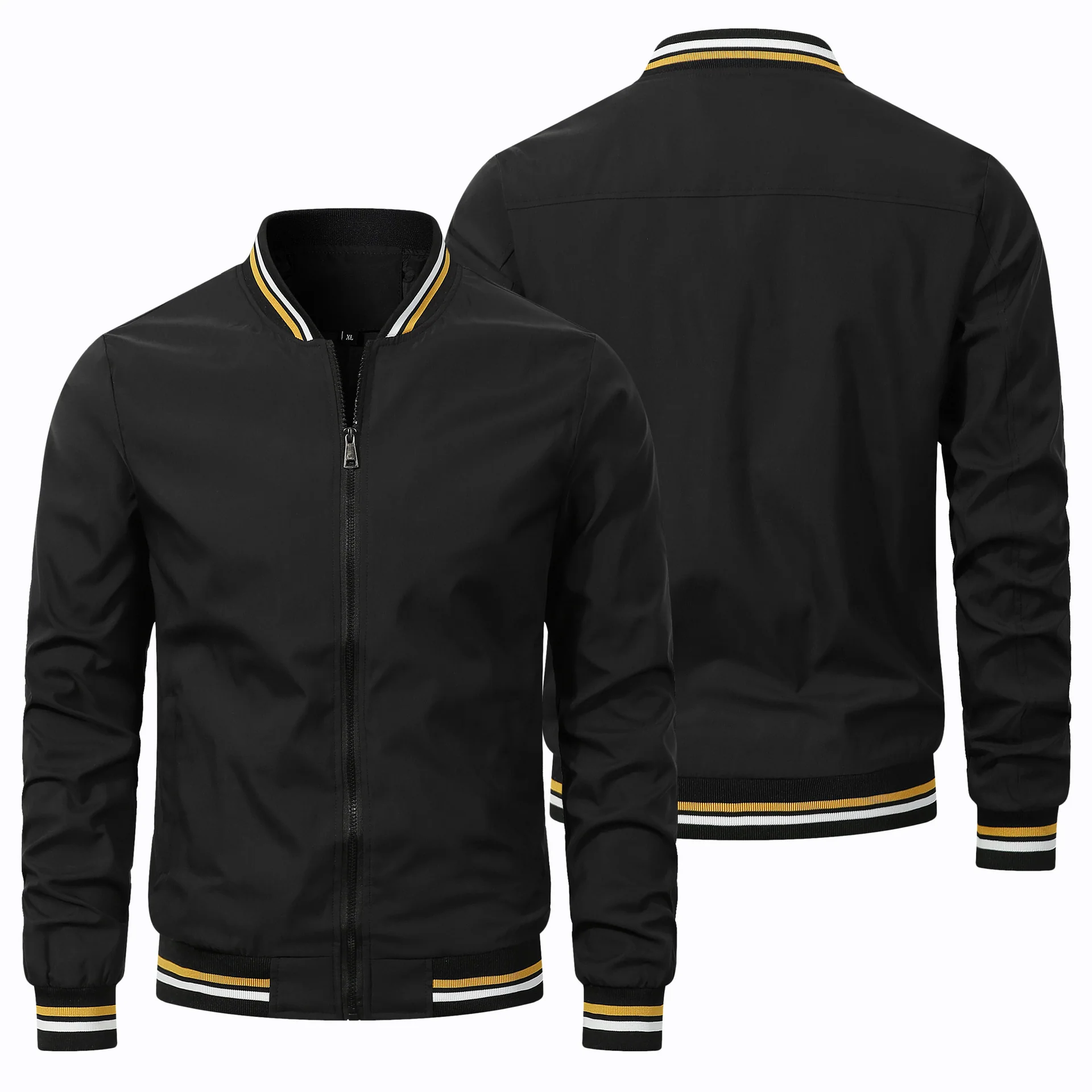 Vergel | Tailored Contrast-Trim Bomber - Image 4