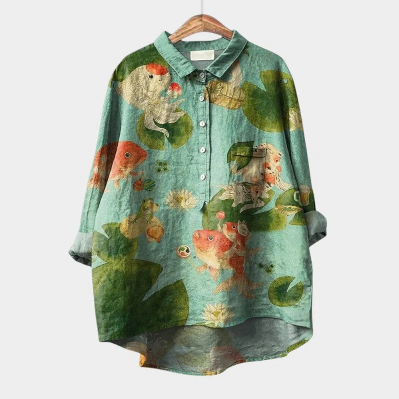 Vinnie | Classic Italian Vintage Blouse - Image 10