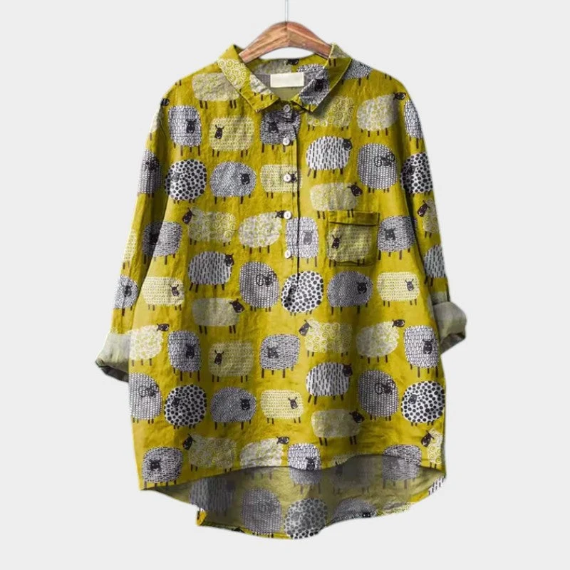 Vinnie | Classic Italian Vintage Blouse - Image 4