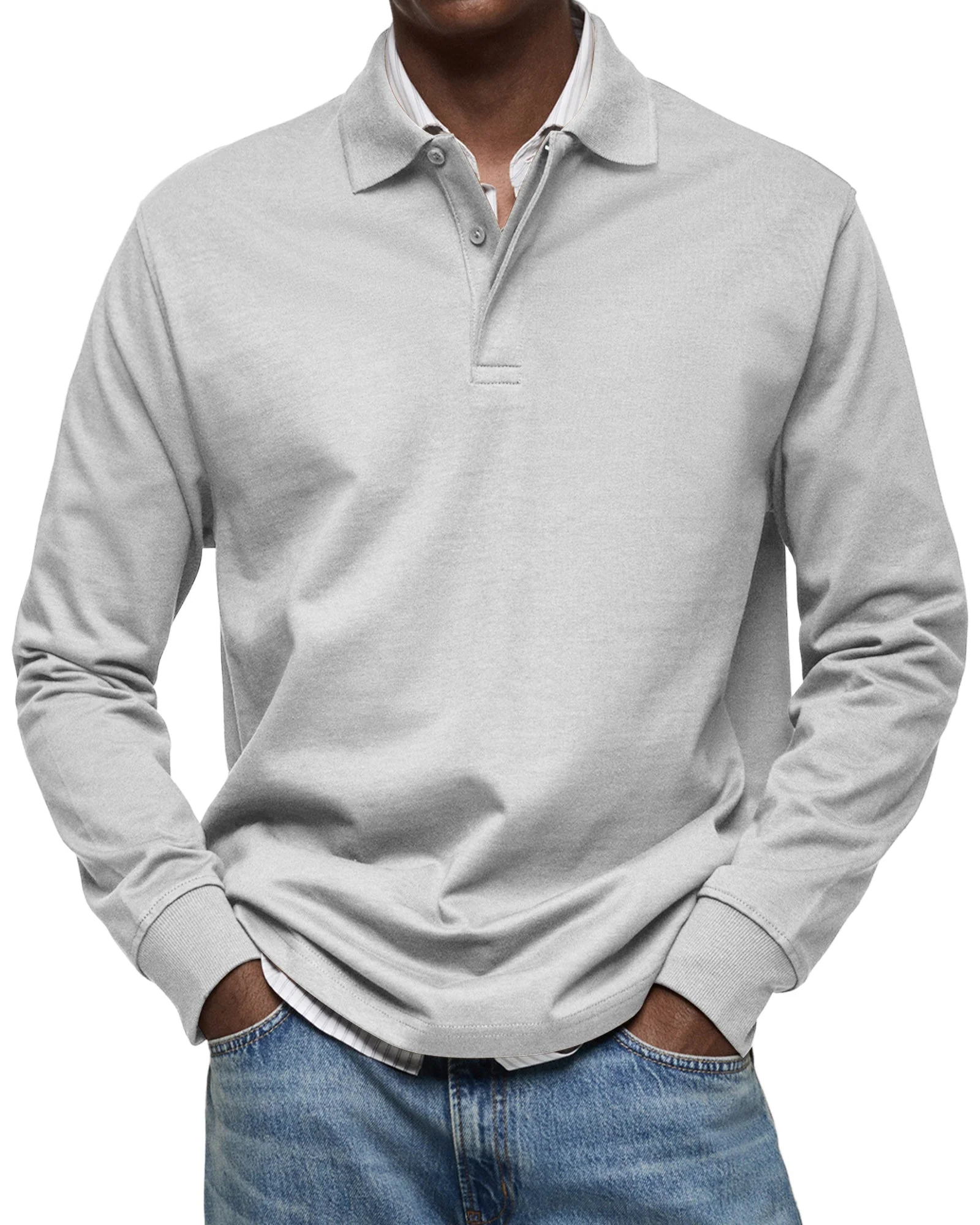 Wilson | Classic Long Sleeve Polo Shirt - Image 4