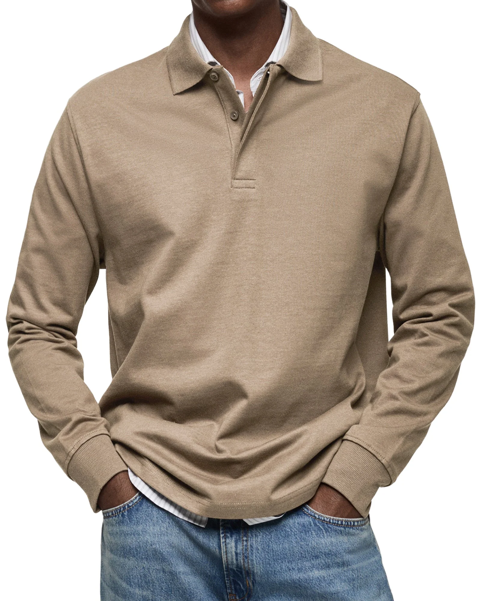 Wilson | Classic Long Sleeve Polo Shirt - Image 7