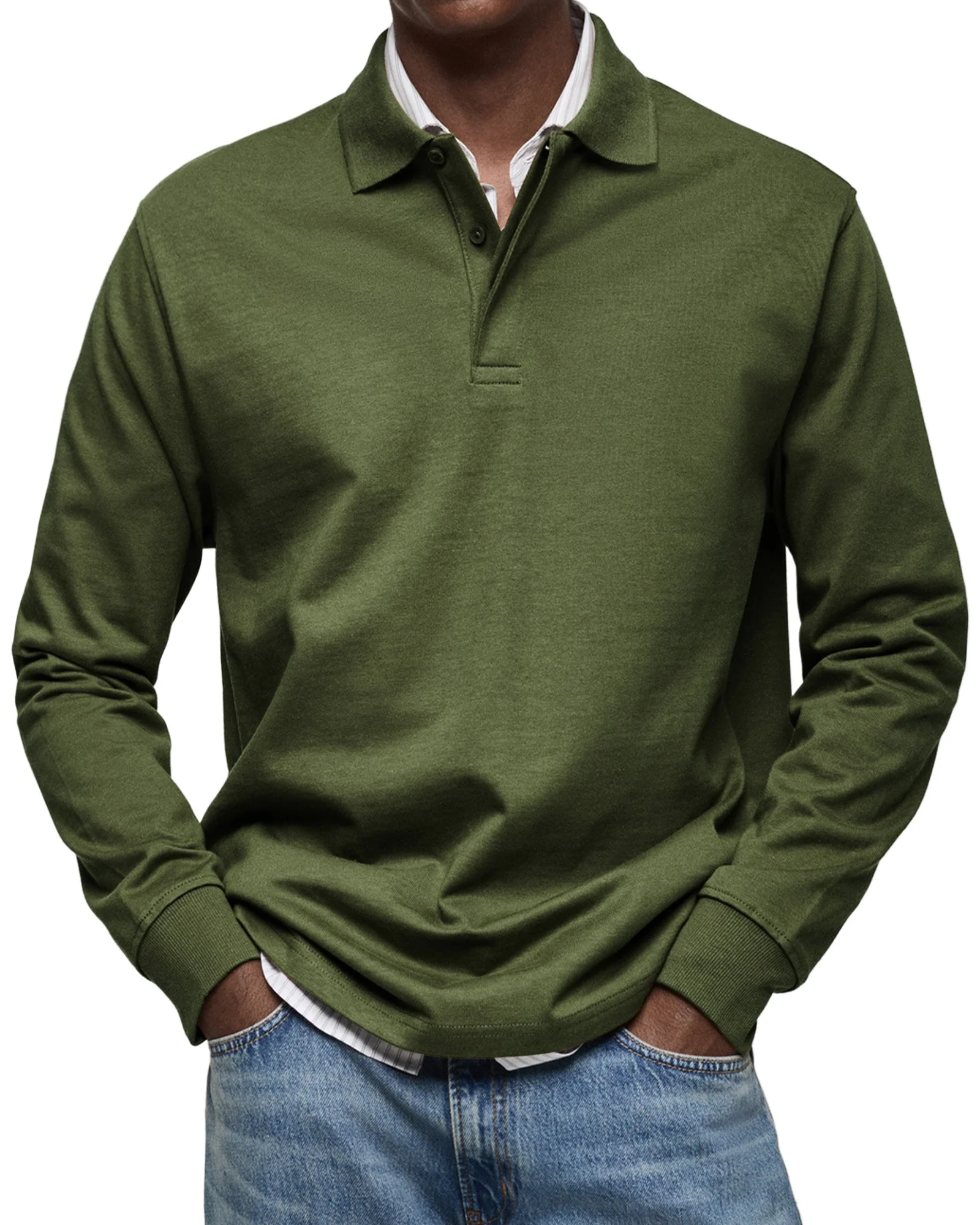 Wilson | Classic Long Sleeve Polo Shirt - Image 9