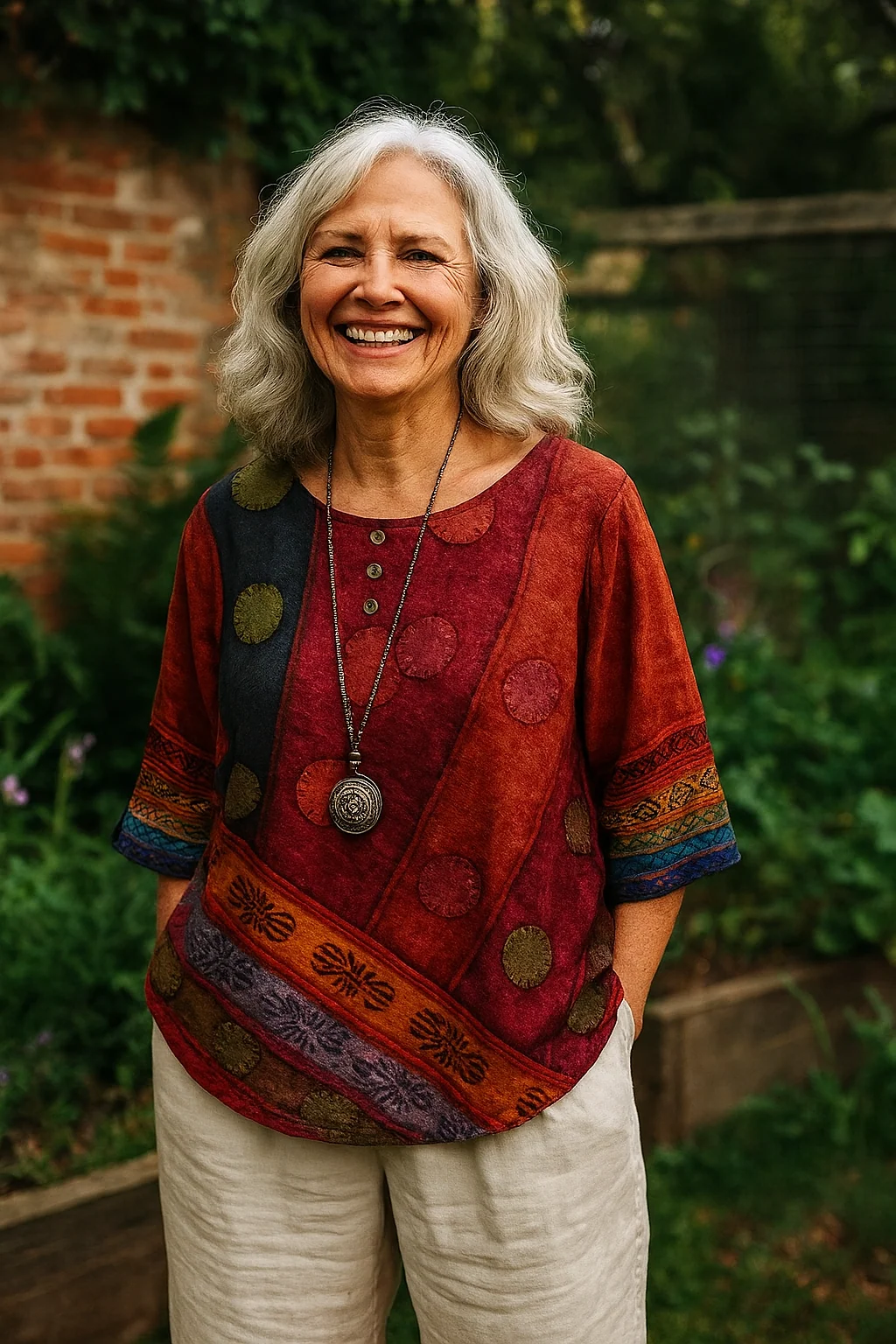 Yssa | Radiant Ethnic Tunic Top - Image 5