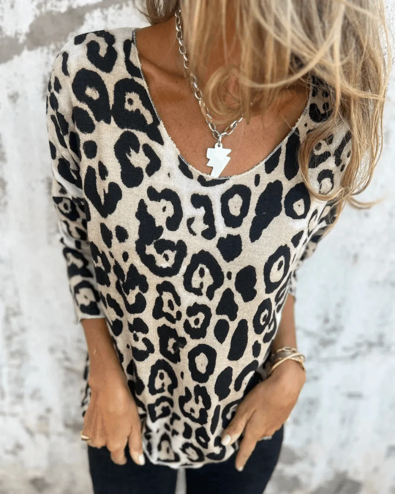 Zerena | Chic Leopard Print Top - Image 4