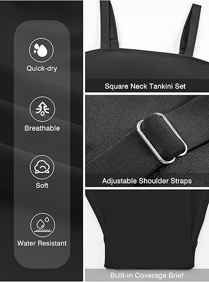 Zoe | Slimming Two-Piece Tankini Swimsuit - Image 22